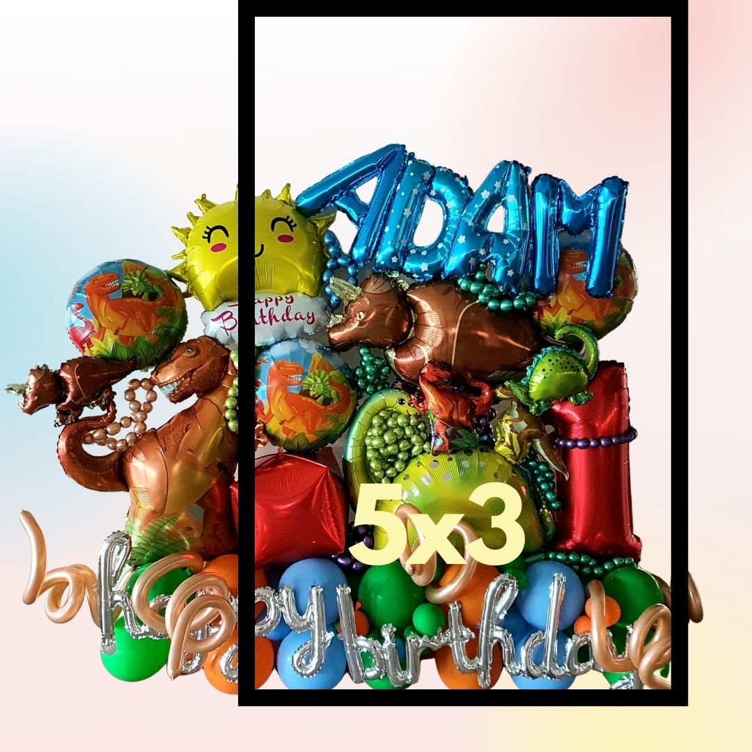 Jurassic Park Dinosaur Balloon Bouquet