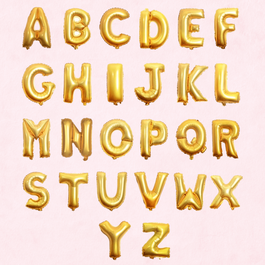 Letter Mylars 16 Inch