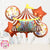 Carnival Circus Happy Birthday Set Balloons