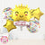 Smiley Sun Happy Birthday Set Balloons