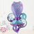 Mermaid Tail Under the Sea Set Balloons