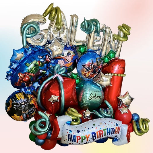 Super Heroes Balloon Bouquet