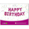 Happy Birthday Balloon Banner